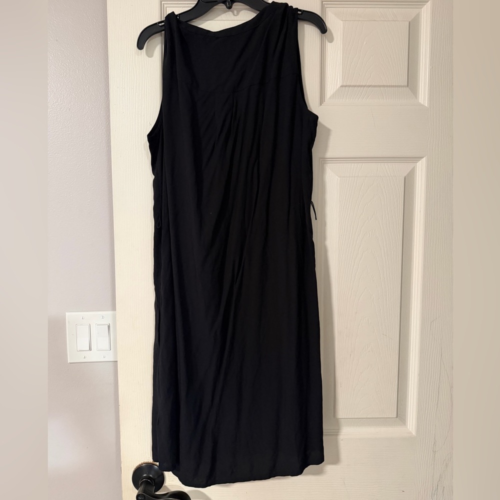 GAP Black Button-Front Dress NWT - image 2